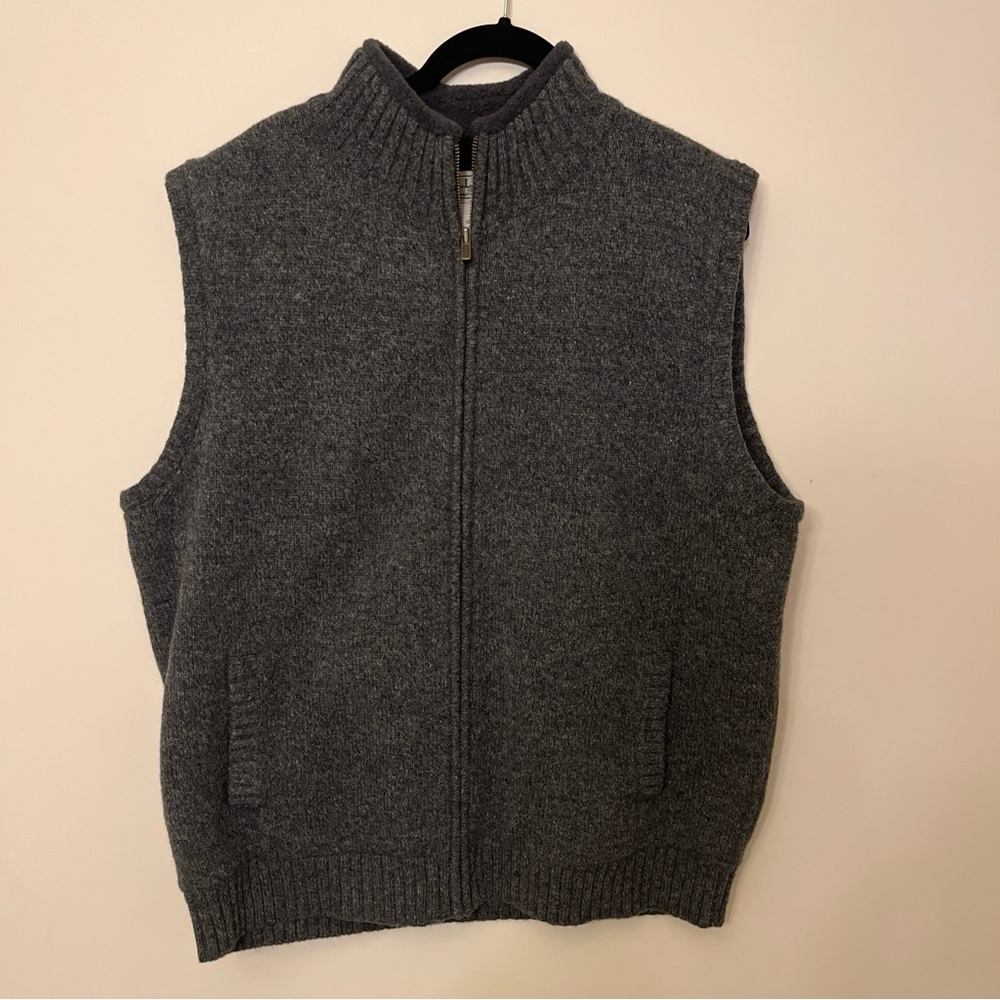 Vintage LL Bean Lamb’s Wool Men’s L Vest